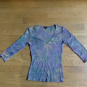Shameless Tops - Multi- colored 3/4 sleeve shirt Shameless Tops - Multi- colored 3/4 sleeve shirt